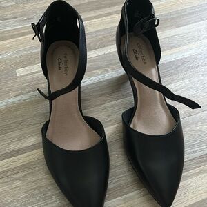Clarke Kitten strap heels